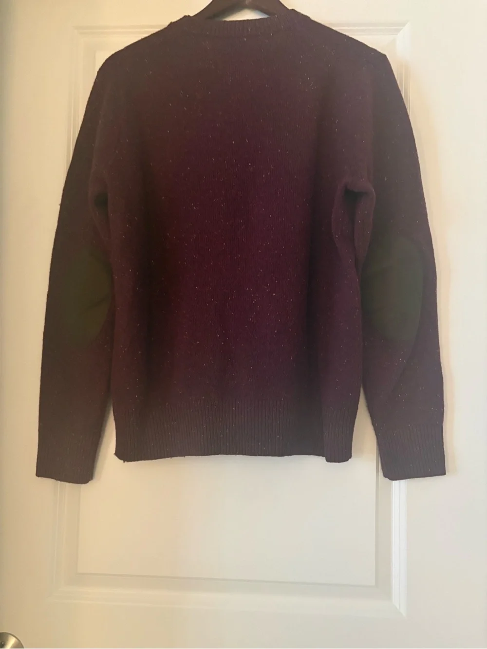Men's J. Crew Sweater with Faux Leather Elbow Patches